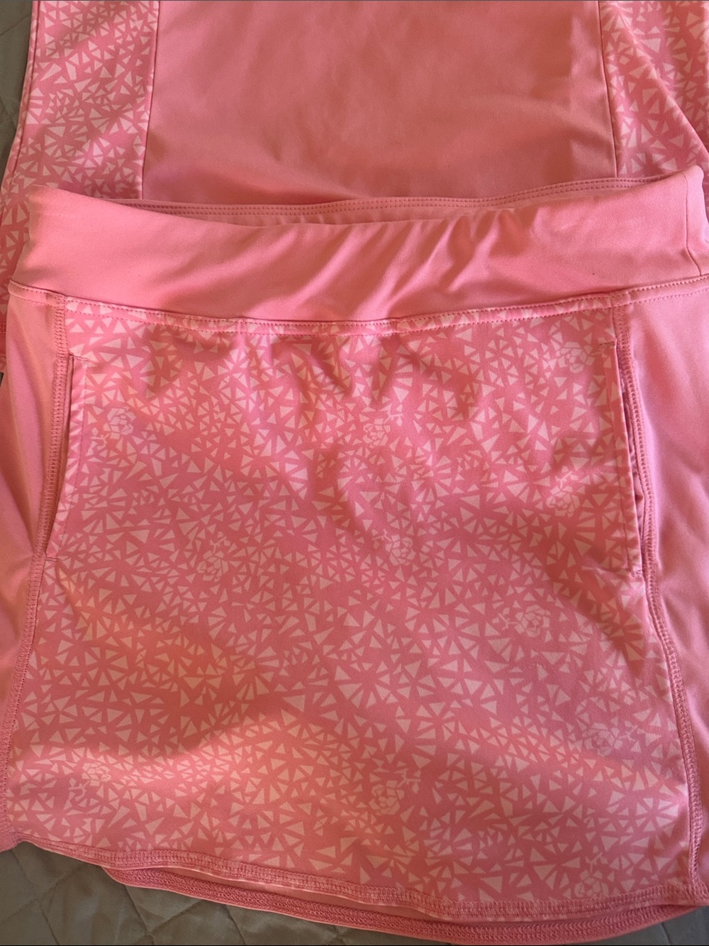 PGA Tour Pink Zip Athletic Top - Picture 4 of 7